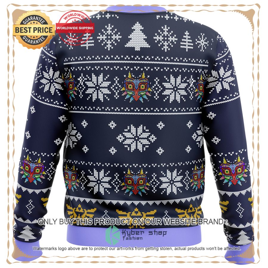 Majora's Mask Legend of Zelda Christmas Sweater 5 Majora's Mask Legend of Zelda Christmas Sweater word2
