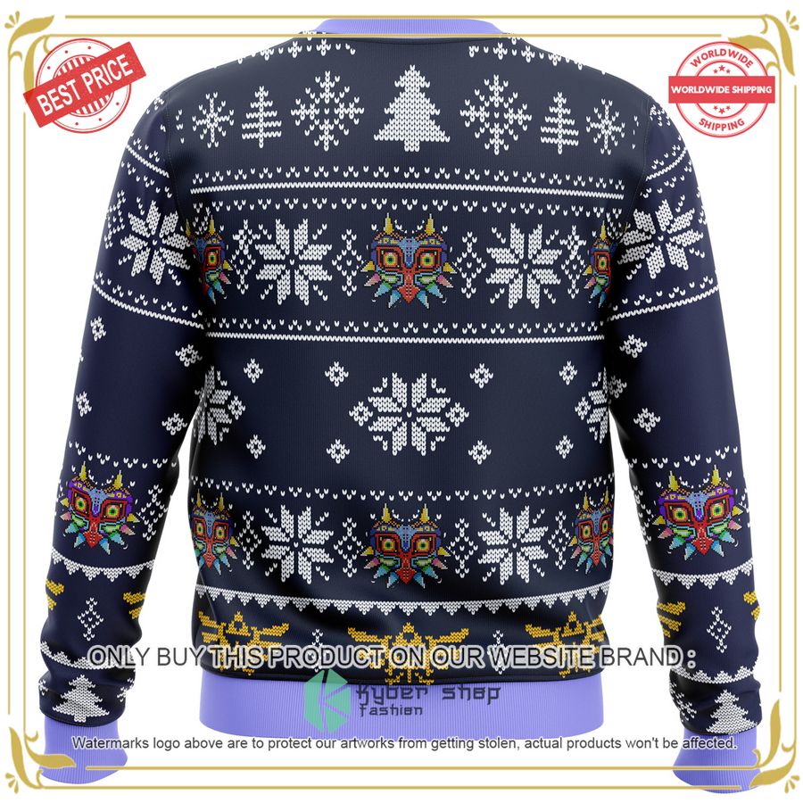 Majora's Mask Legend of Zelda Christmas Sweater 20 Majora's Mask Legend of Zelda Christmas Sweater word2