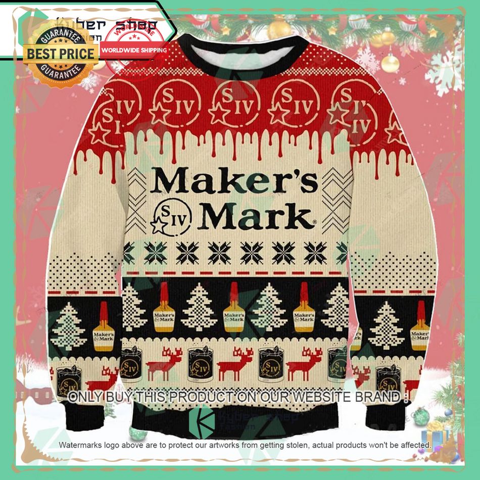 makers mark ugly christmas sweater 1 57500