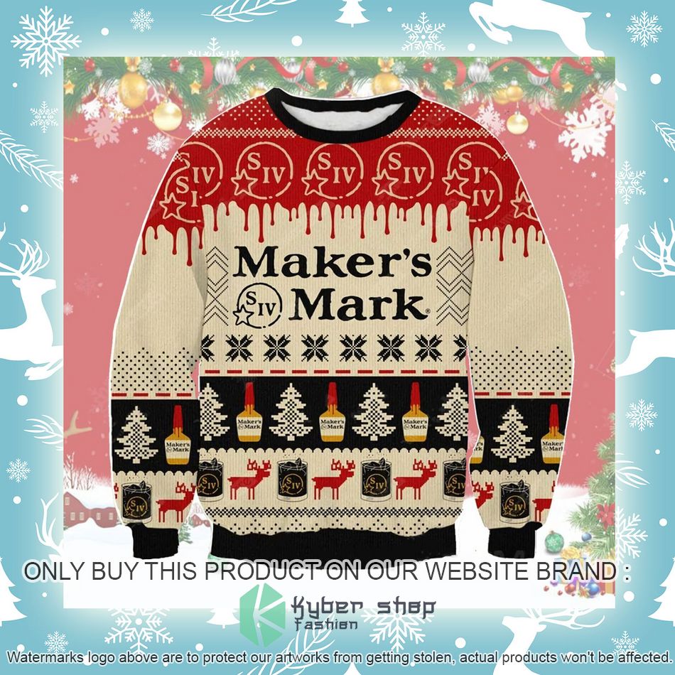 Maker's Mark Ugly Christmas Sweater 3 makers mark ugly christmas sweater 3 21946