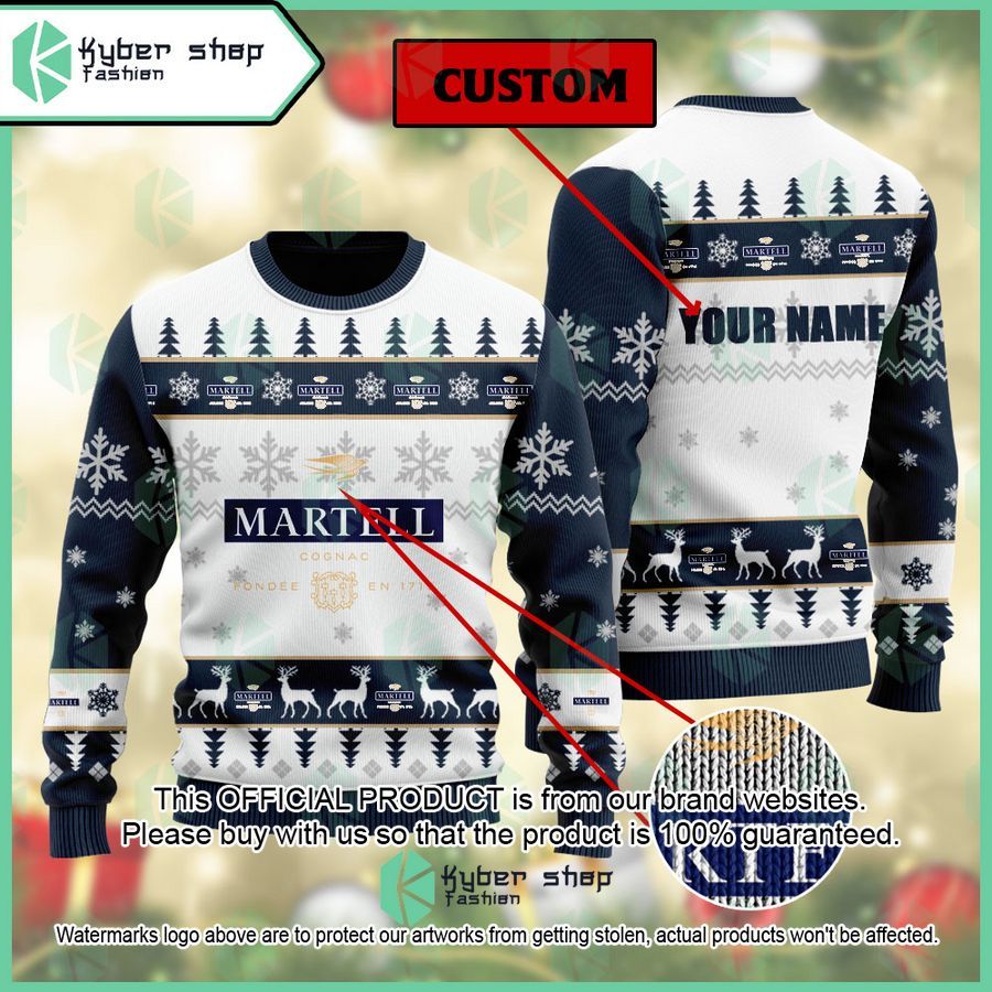 Martell Custom Name ugly Sweater word3