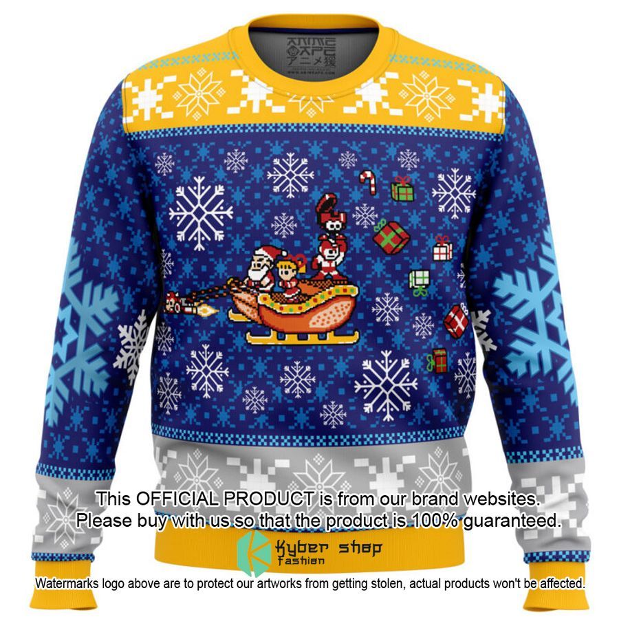Mega Merry Christmas Mega Man Sweater Christmas 21