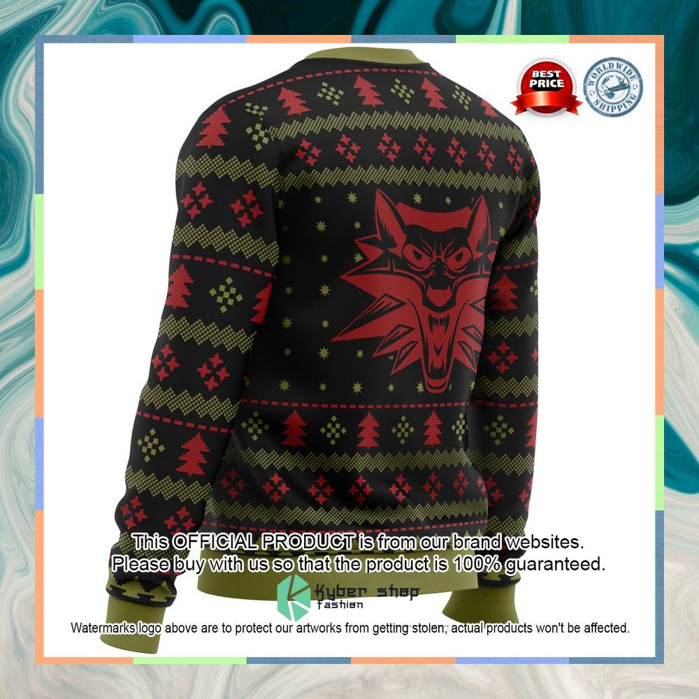 Merry Christmas and Toss a Coin The Witcher Christmas Sweater 9 Merry Christmas and Toss a Coin The Witcher Christmas Sweater word3