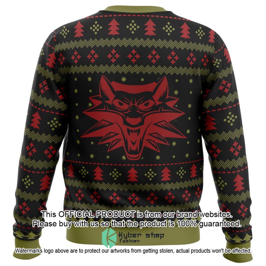 Merry Christmas and Toss a Coin The Witcher Christmas Sweater 5 Merry Christmas and Toss a Coin The Witcher Christmas Sweater word3