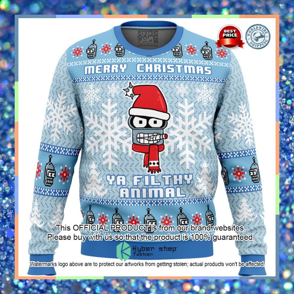 Merry Christmas Ya Filthy Animal Futurama Sweater Christmas 3 Merry Christmas Ya Filthy Animal Futurama Sweater Christmas word1