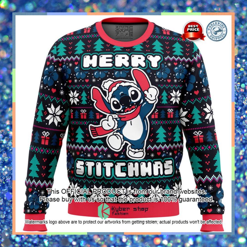 Merry Stitchmas Stitch Christmas Sweater 5