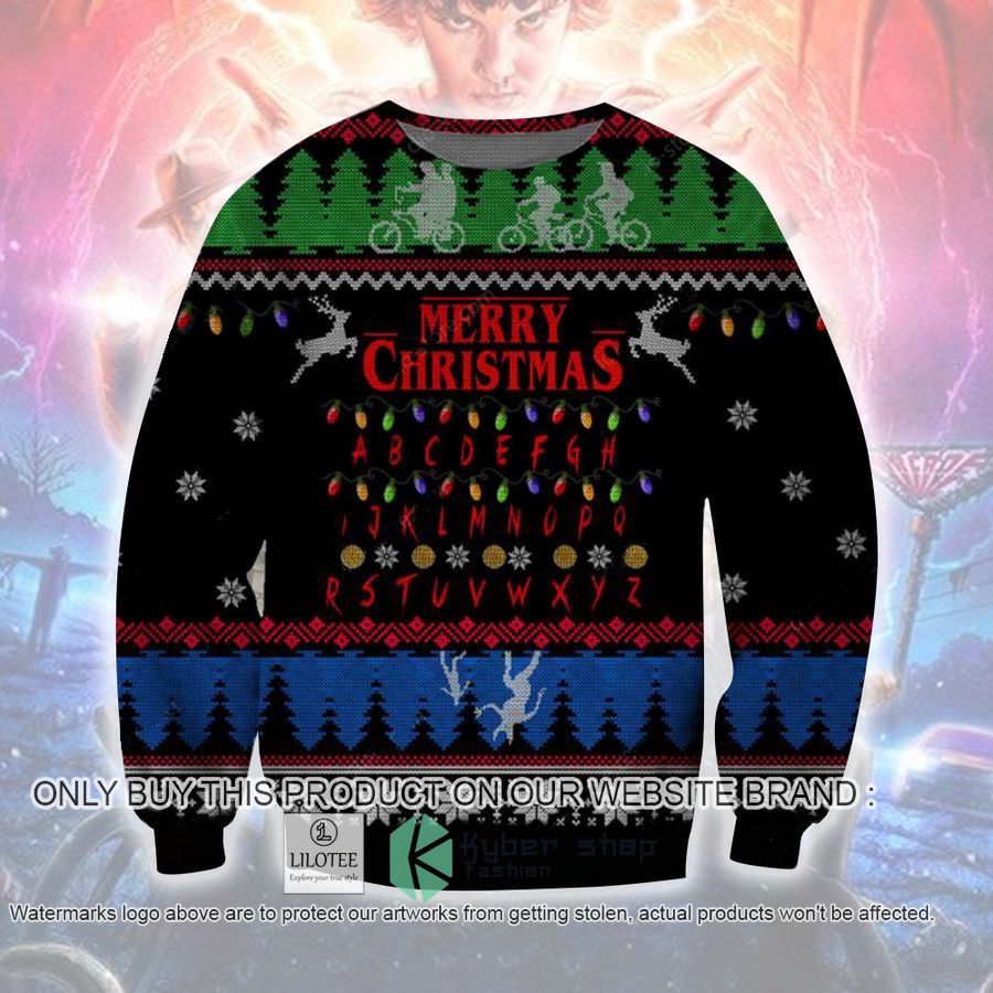 merry stranger things christmas sweater sweatshirt 1 52757