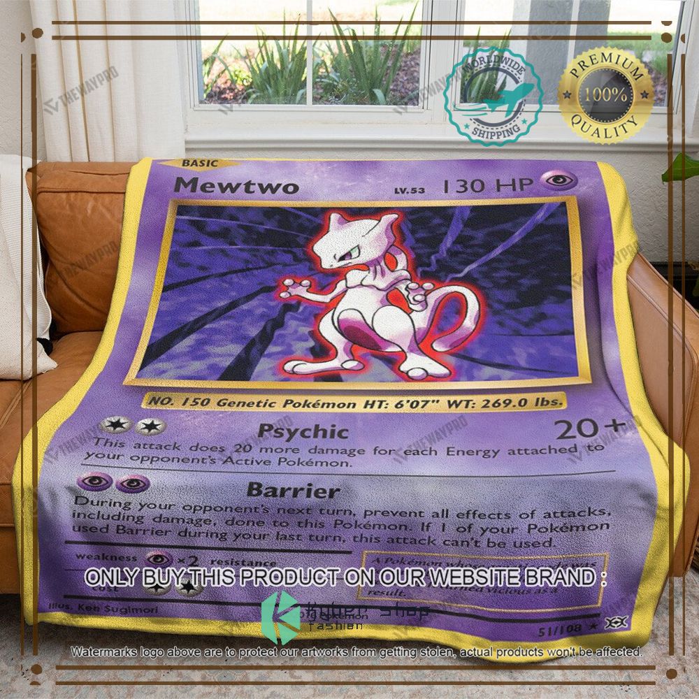 mewtwo evolutions anime pokemon blanket 1 95898