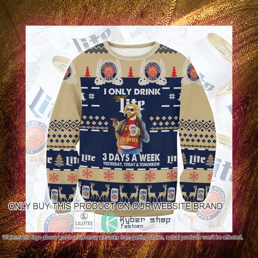 Miller Lite Meme Christmas Sweater, Sweatshirt 4 miller lite meme christmas sweater sweatshirt 4 11746