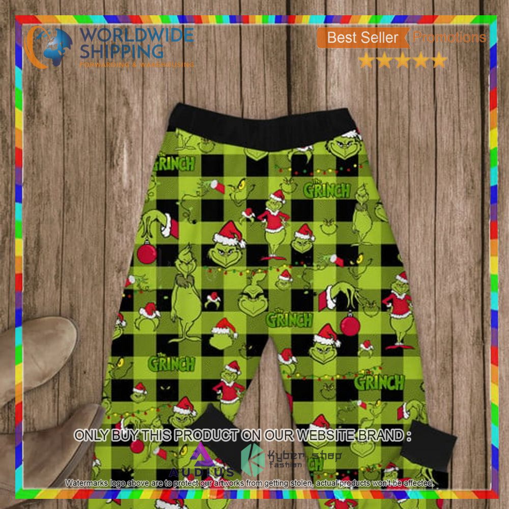 Mrs Claus But Married To The Grinch green Pajamas Set 3 mrs claus but married to the grinch green pajamas set 3 32643