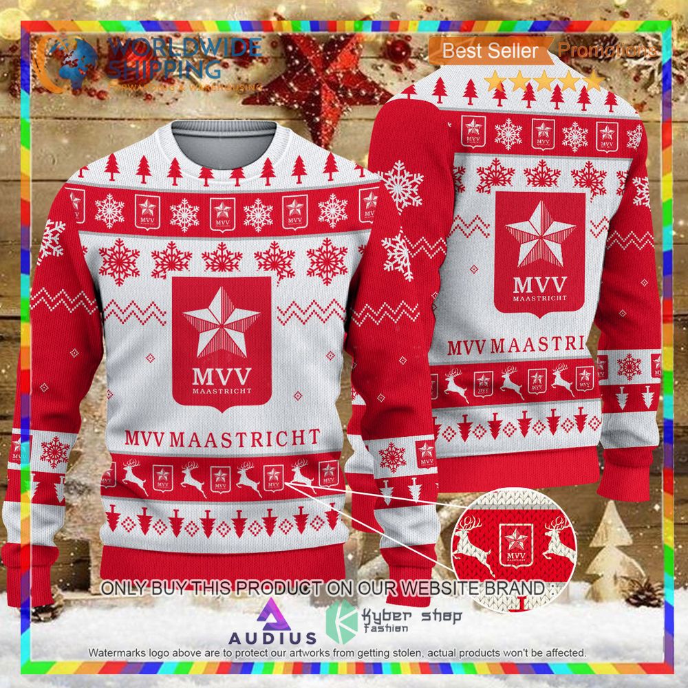 mvv maastricht ugly christmas sweater 1 16918