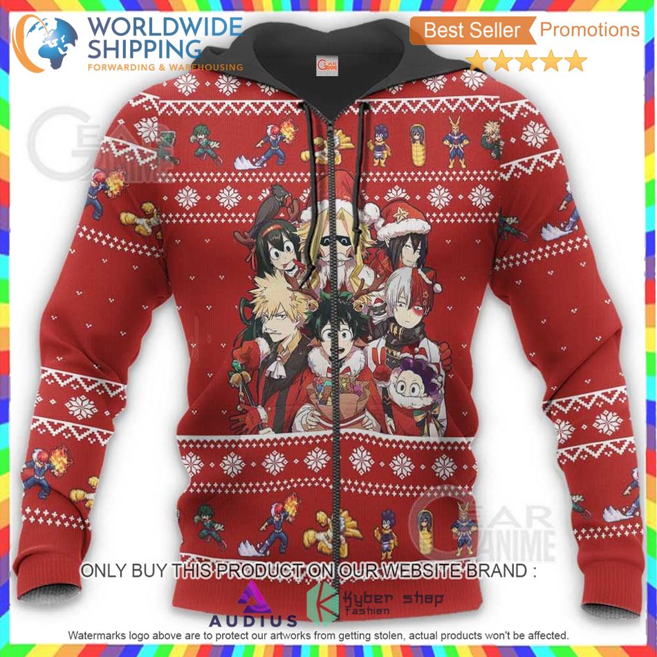 My Hero Academia Anime Sweater, Hoodie 6 my hero academia anime sweater hoodie 6 48947