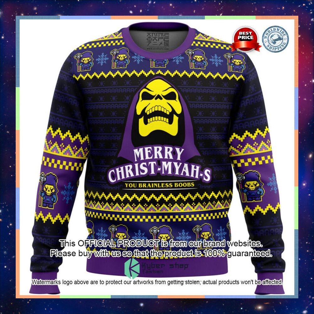 MYAH-rry Christ-MYAHs He-Man Sweater Christmas 5