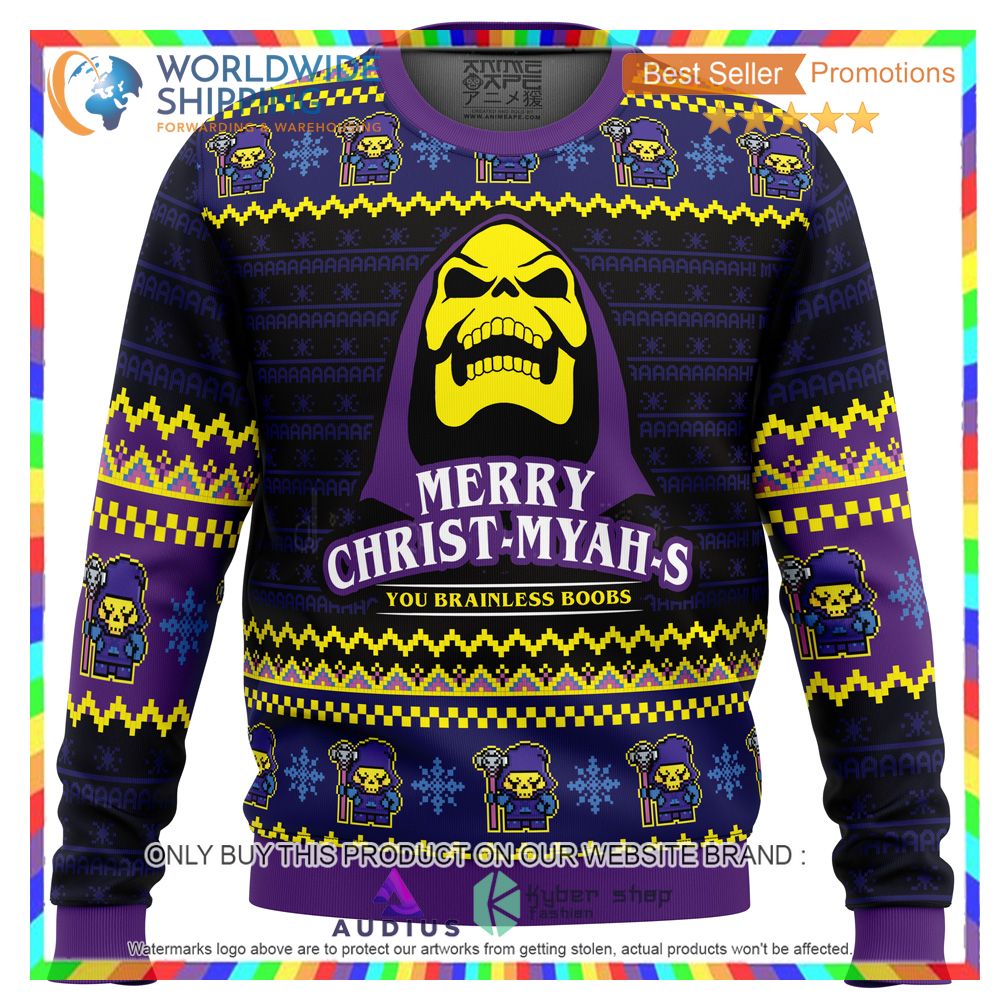 myah rry christ myahs he man ugly christmas sweater 2 55366