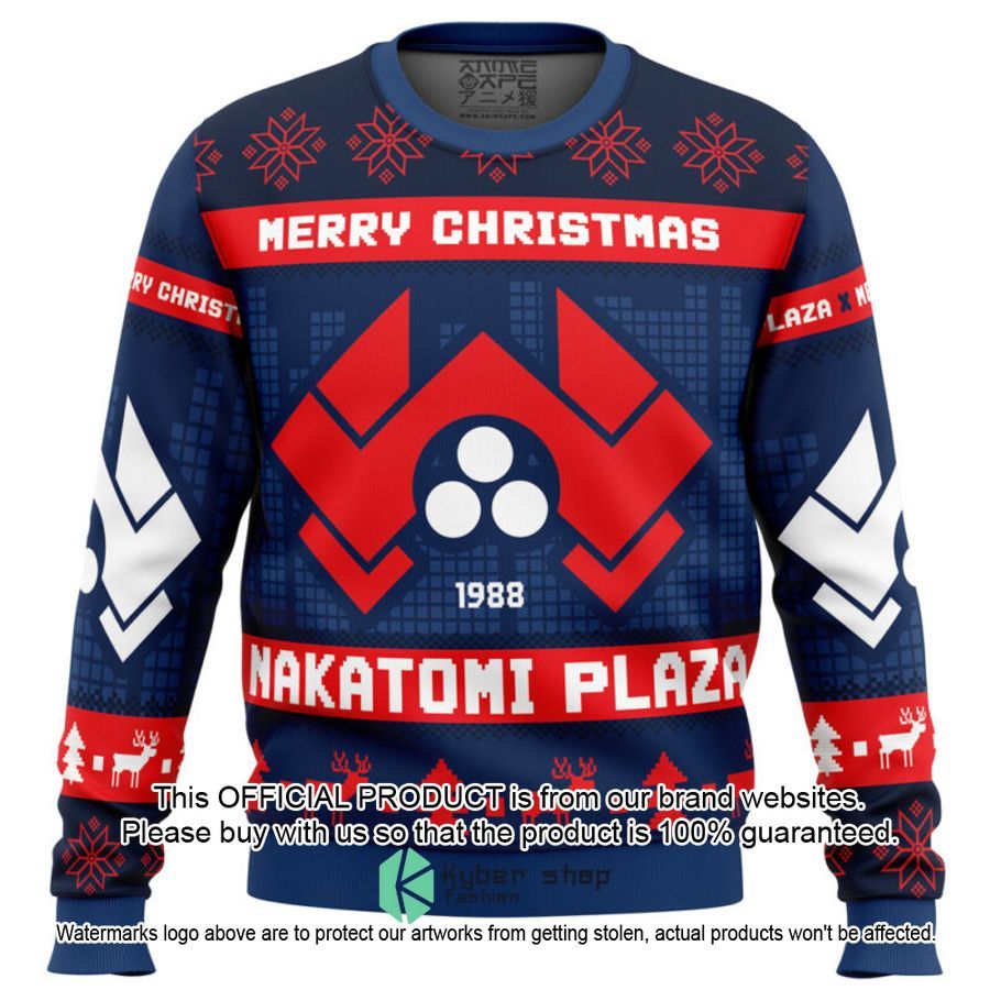 Nakatomi Plaza Die Hard Christmas Sweater 26