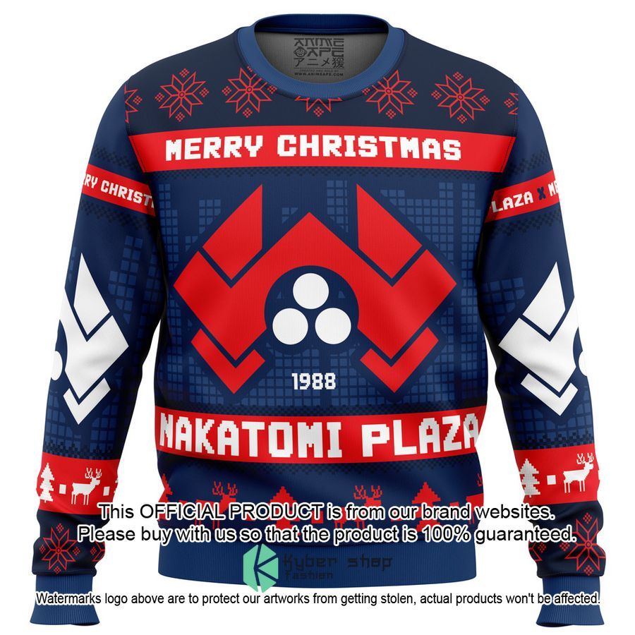 Nakatomi Plaza Die Hard Christmas Sweater