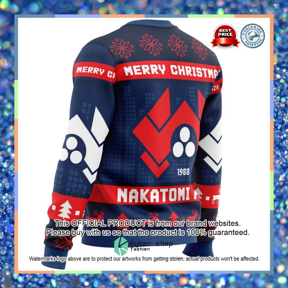 Nakatomi Plaza Die Hard Christmas Sweater 22