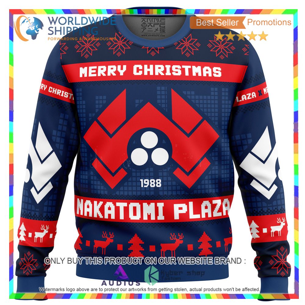 nakatomi plaza die hard ugly christmas sweater 1 46501