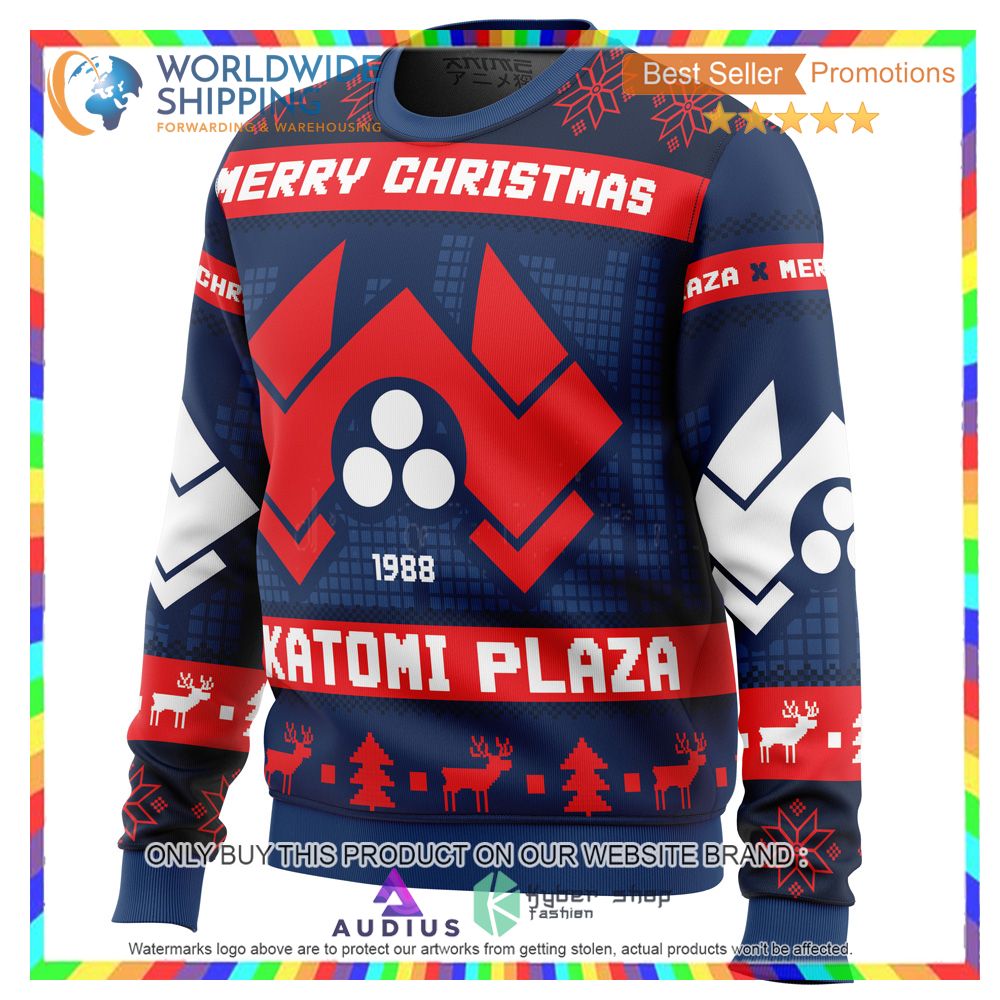 Nakatomi Plaza Die Hard Ugly Christmas Sweater 3 nakatomi plaza die hard ugly christmas sweater 3 88373