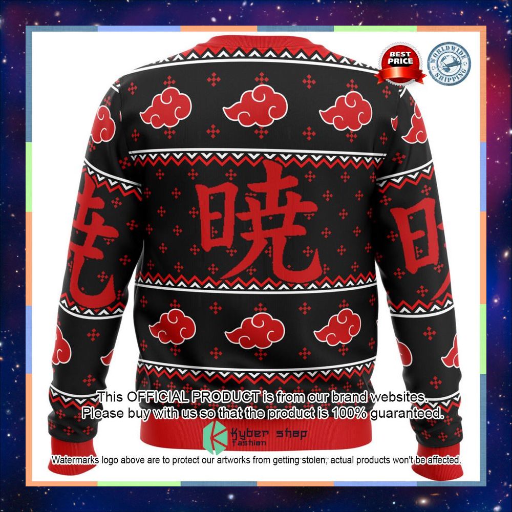 Naruto Akatsuki sign Sweater 8 Naruto Akatsuki sign Sweater word2