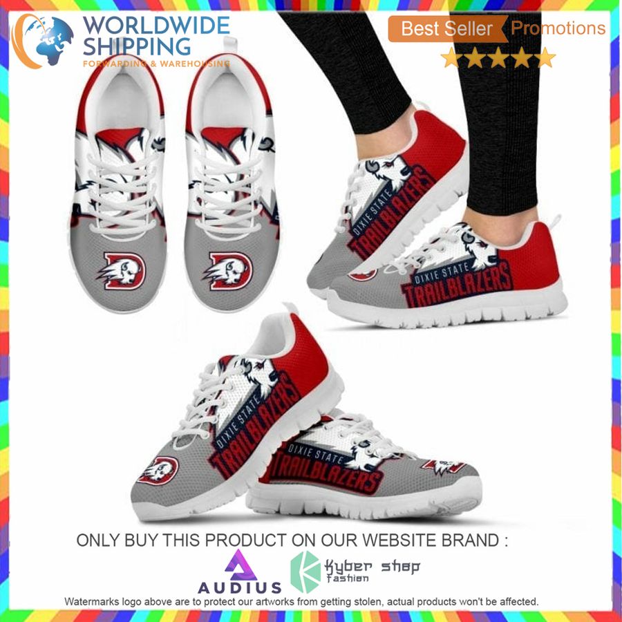 ncaa dixie state trailblazers sneaker shoes 1 45876