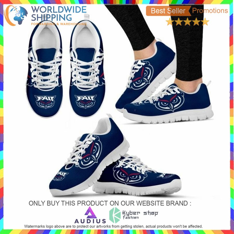 ncaa fau owls sneaker shoes 1 30188