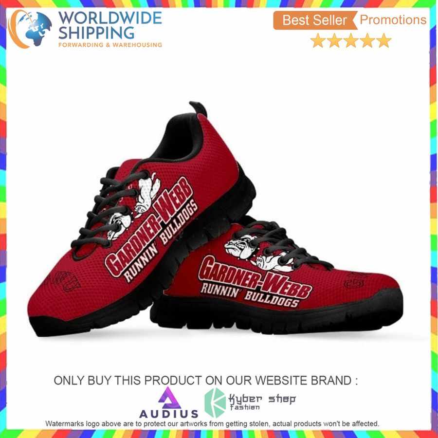 ncaa gardner webb bulldogs sneaker shoes 2 22114
