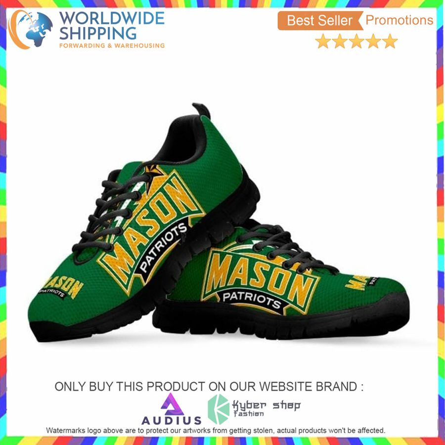 ncaa george mason patriots sneaker shoes 2 23388
