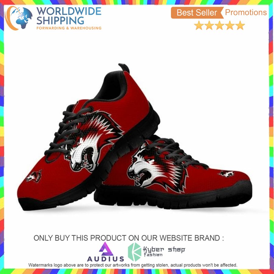 ncaa indiana university east red wolves sneaker shoes 2 42332