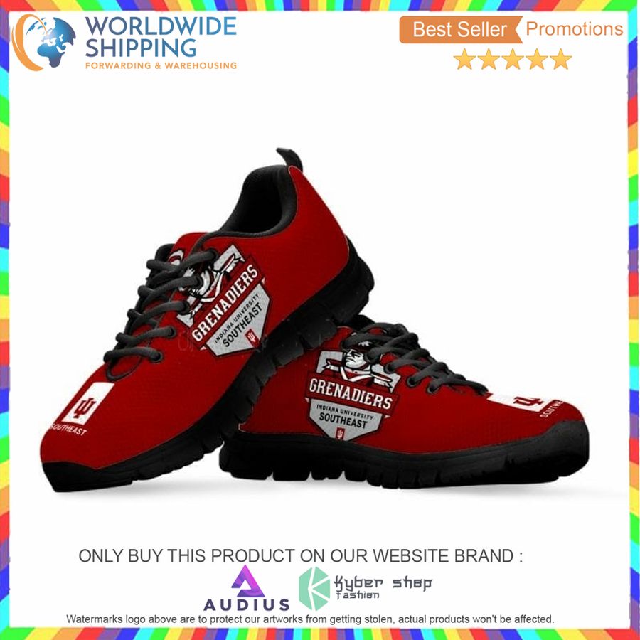 ncaa indiana university southeast grenadiers sneaker shoes 2 5707