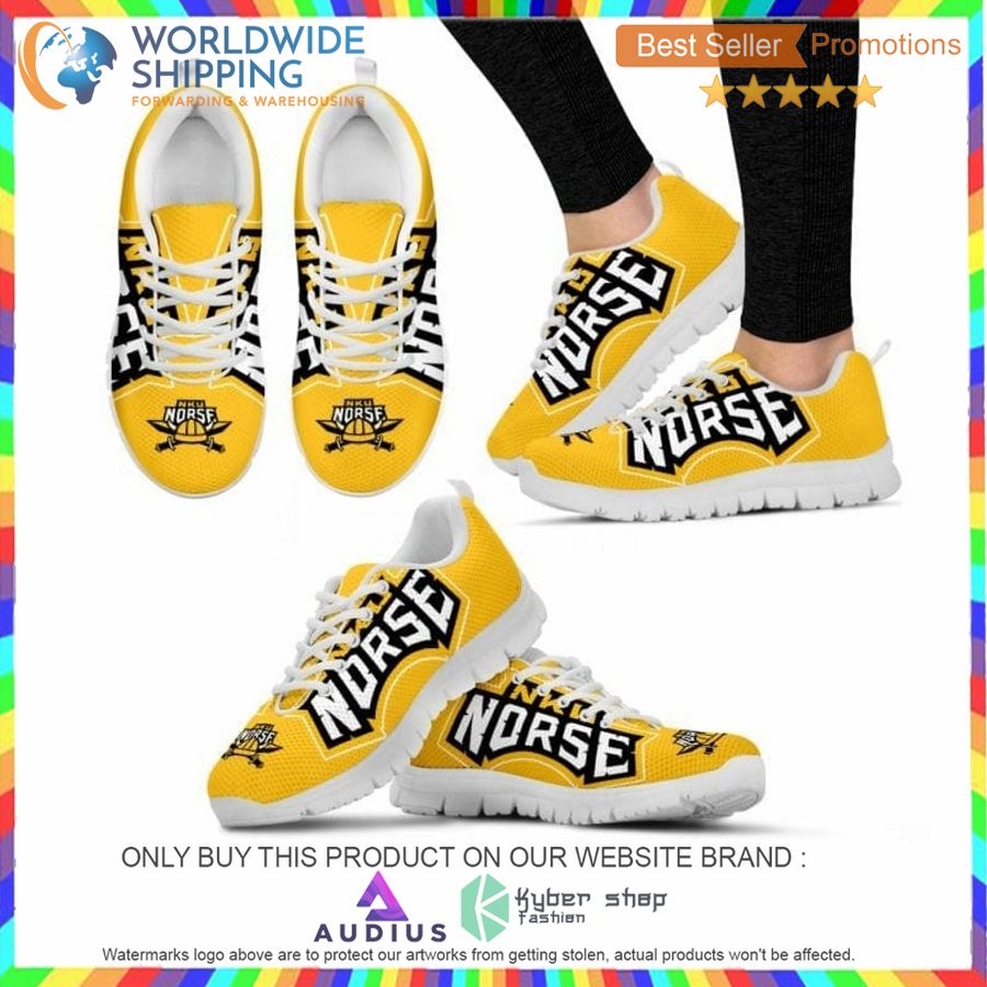 ncaa northern kentucky university norse sneaker shoes 1 36249
