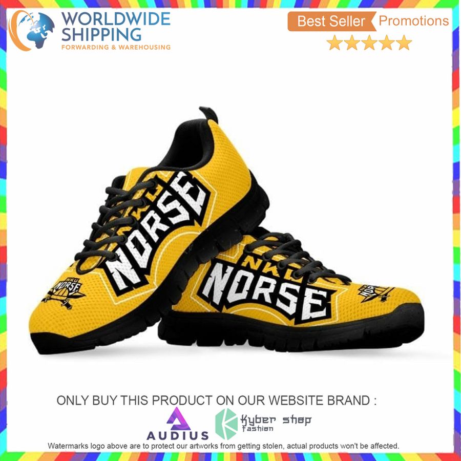 ncaa northern kentucky university norse sneaker shoes 2 51655
