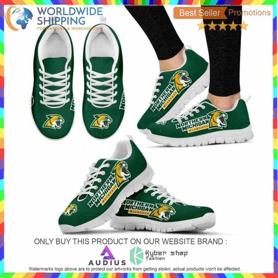 ncaa northern michigan wildcats sneaker shoes 1 86380