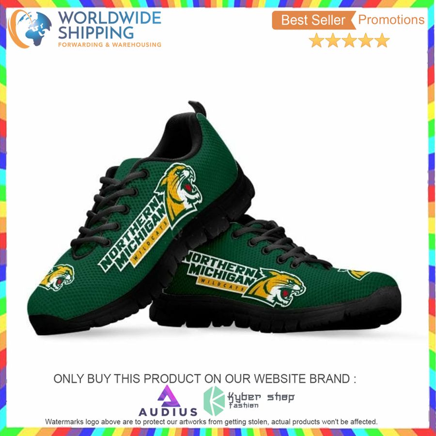 ncaa northern michigan wildcats sneaker shoes 2 31944