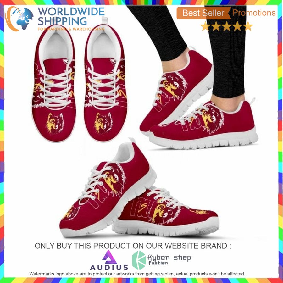 ncaa northern state university wolves sneaker shoes 1 91954