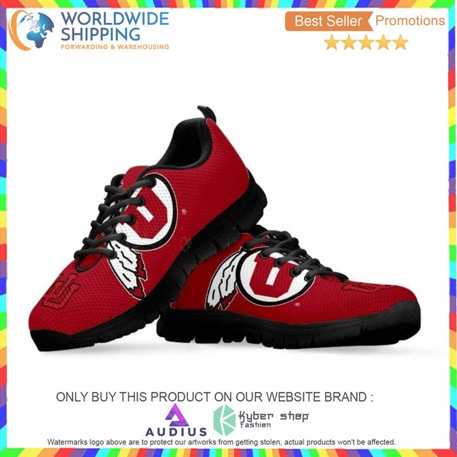 ncaa utah utes sneaker shoes 2 57892