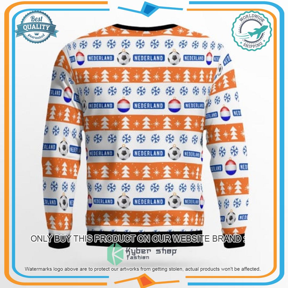 Netherlands Football Santa Claus Gift Ugly Christmas Sweater 9 netherlands football santa claus gift ugly christmas sweater 3 12638