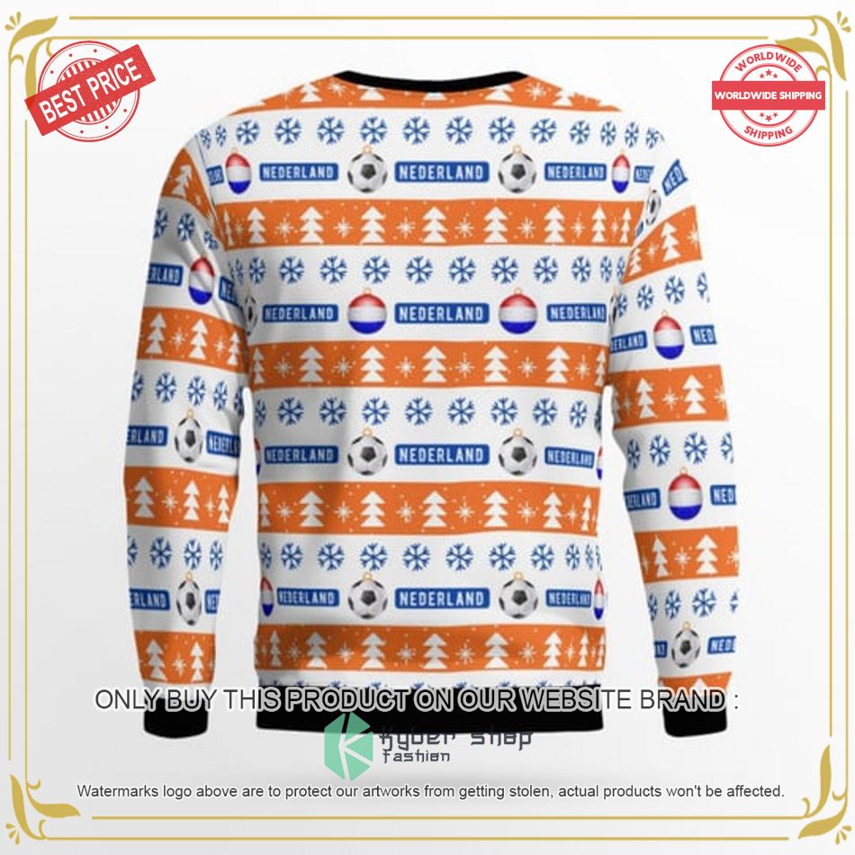 Netherlands Football Santa Claus Gift Ugly Christmas Sweater 15 netherlands football santa claus gift ugly christmas sweater 3 63909
