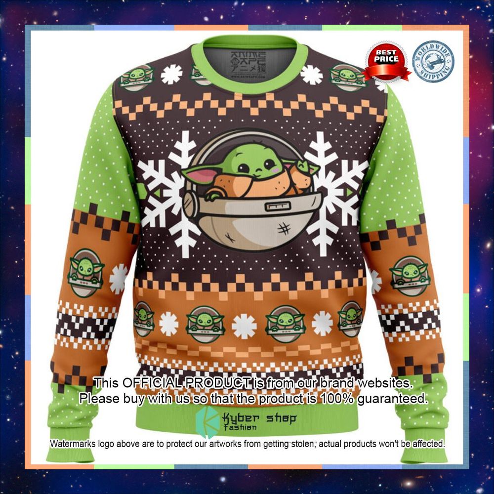 New Baby Yoda Star Wars Sweater Christmas 10