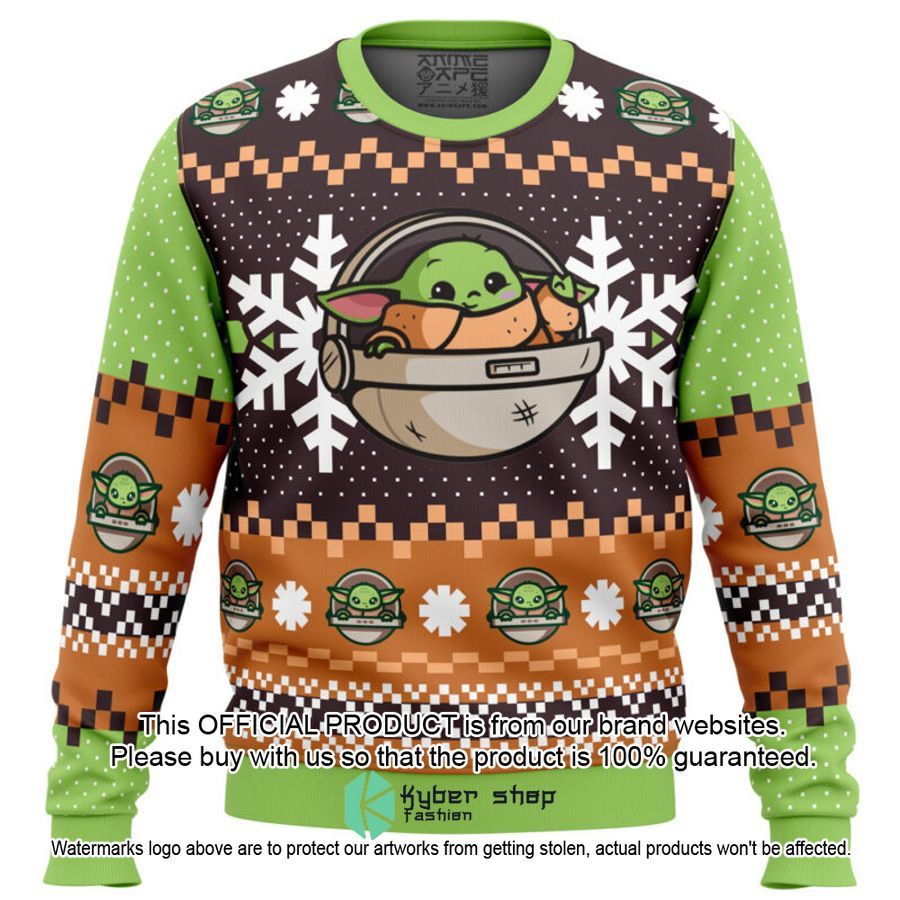 New Baby Yoda Star Wars Sweater Christmas 21