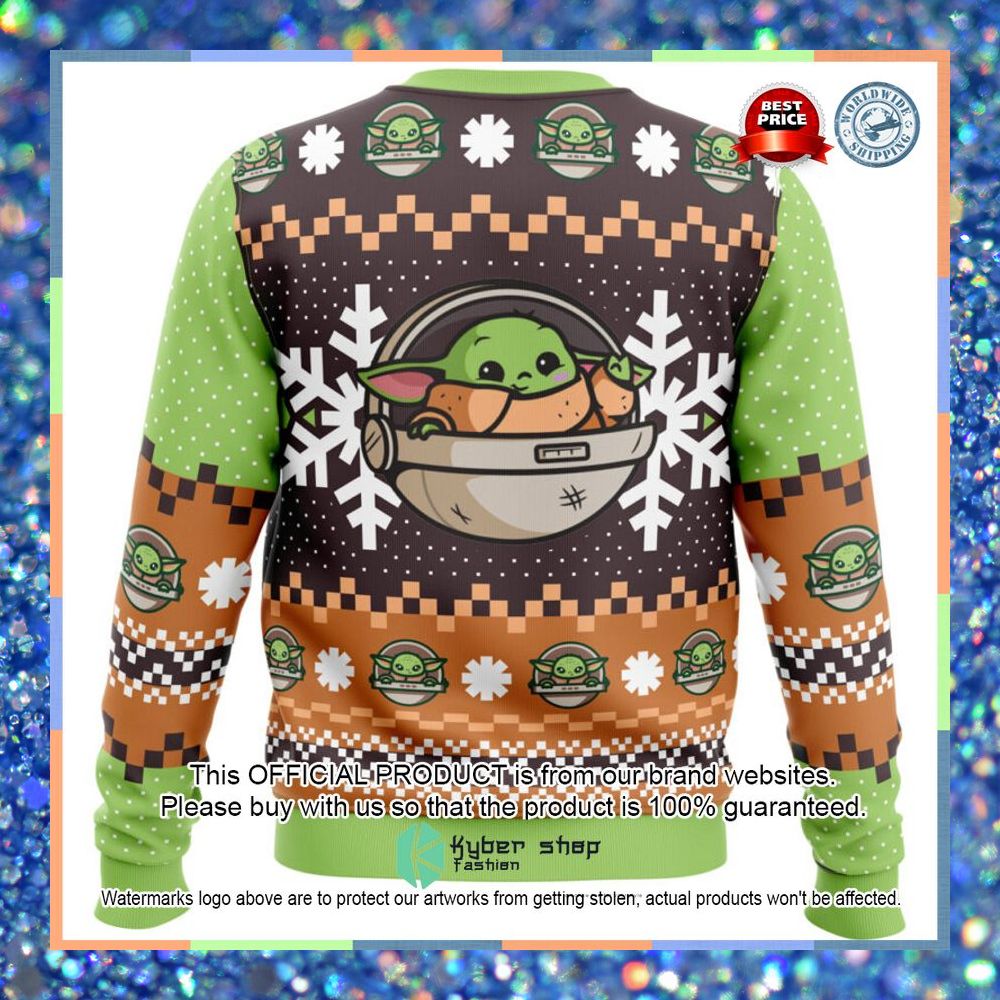New Baby Yoda Star Wars Sweater Christmas 9
