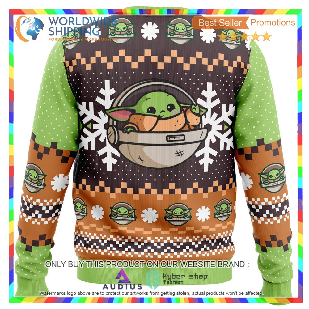 New Baby Yoda Star Wars Ugly Christmas Sweater 3 new baby yoda star wars ugly christmas sweater 3 94625