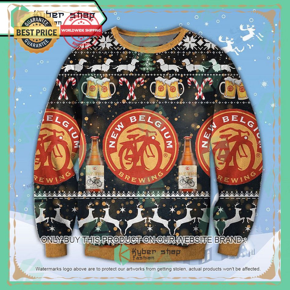 new belgium brewing ugly christmas sweater 1 3058