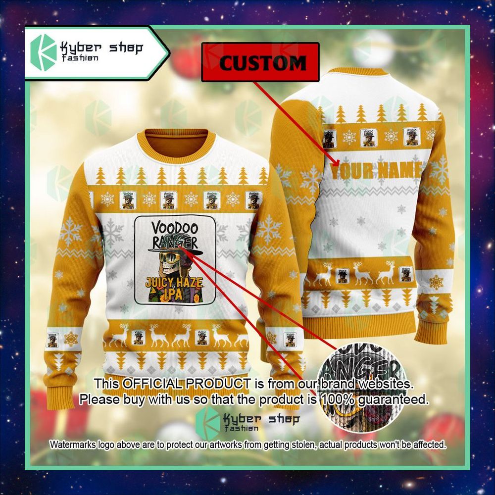 Personalized New Belgium Voodoo Ranger Juicy Haze IPA Christmas Sweater 6 Personalized New Belgium Voodoo Ranger Juicy Haze IPA Christmas Sweater word1