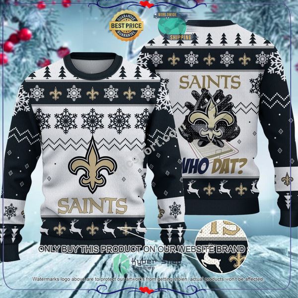 New Orleans Saints Who Dat Christmas Sweater