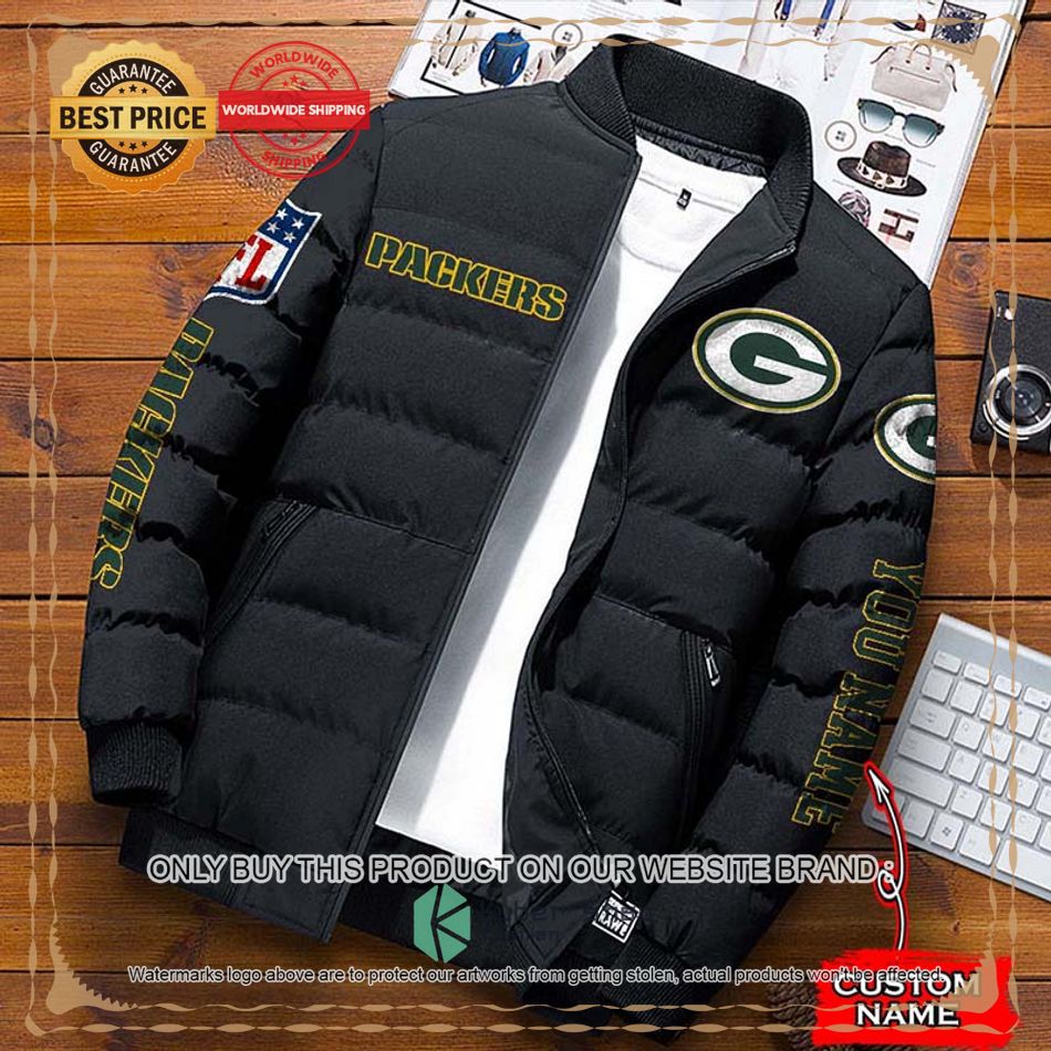 NFL Green Bay Packers Custom Name Down Jacket 5 NFL Green Bay Packers Custom Name Down Jacket word2