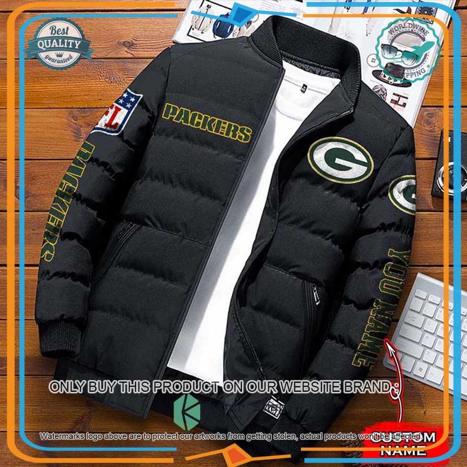 NFL Green Bay Packers Custom Name Down Jacket 7 NFL Green Bay Packers Custom Name Down Jacket word2