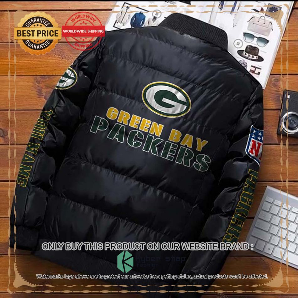 NFL Green Bay Packers Custom Name Down Jacket 6 NFL Green Bay Packers Custom Name Down Jacket word2