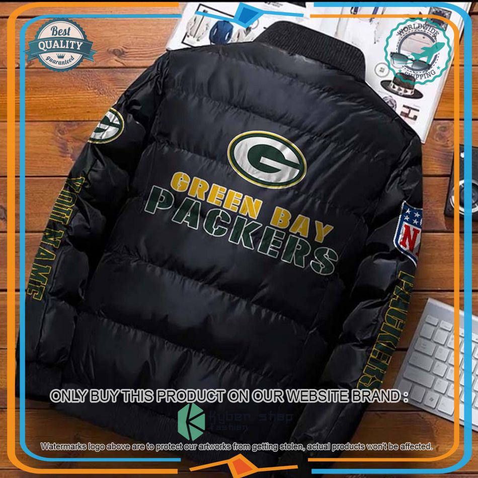 NFL Green Bay Packers Custom Name Down Jacket 8 NFL Green Bay Packers Custom Name Down Jacket word2