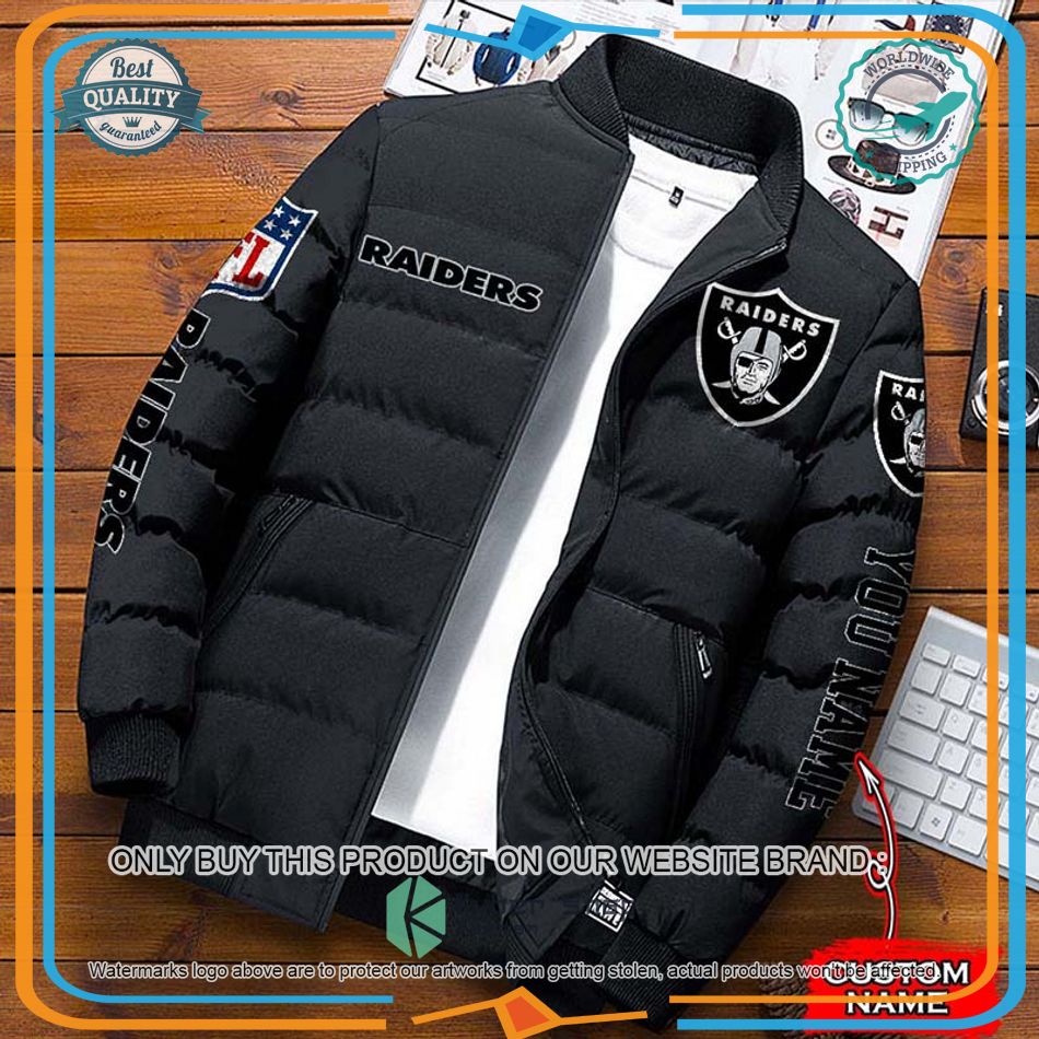 NFL Las Vegas Raiders Custom Name Down Jacket 7 NFL Las Vegas Raiders Custom Name Down Jacket word1